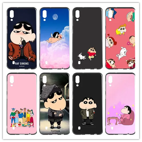 Crayon Shin Chan мягкий TPU мобильный чехол для телефона samsung Galaxy S3 S4 S5 S6 S7 S8 S9 S10 mini edge Plus
