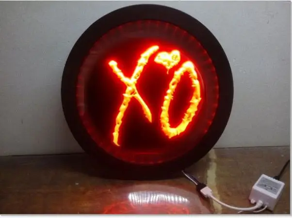 B-263 модными принтами XO RGB светодиодный мульти Цвет беспроводного управления