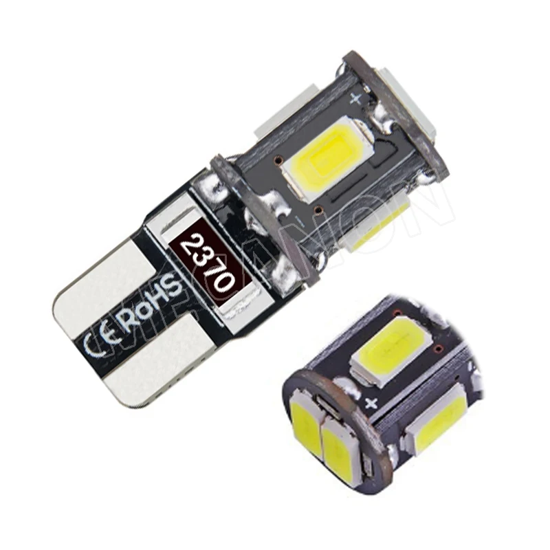 10 шт. автомобисветодиодный СВЕТОДИОДНЫЕ Лампы CANBUS T10 194 168 W5W 5630 LED 6 SMD | Автомобили и