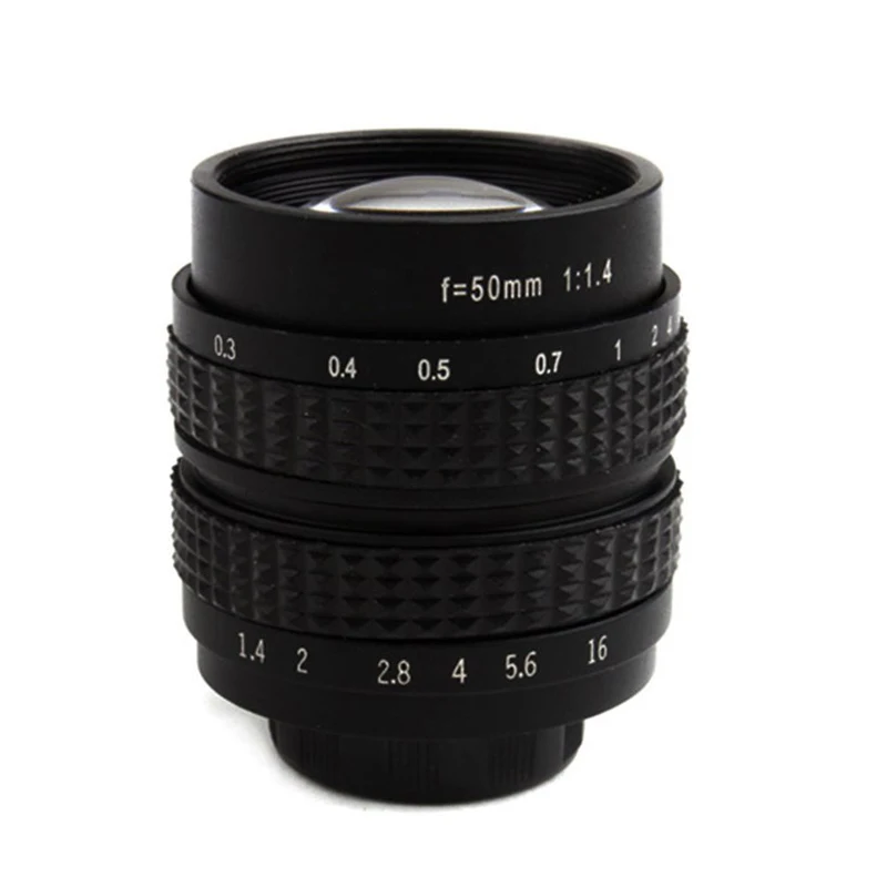 50 мм F1.4 цифровой микро объектив с одной камерой для SONY NEX3 NEX6 NEX7 A6500 A6300 A6000 A5000 C