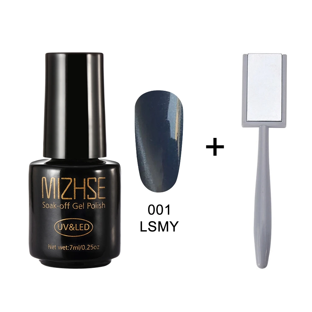 LSMY001 MIZHSE 1 шт. УФ-гель для ногтей набор гель-лаков для ногтей 7 мл кошачий глаз УФ-лак для ногтей Гель-лак с 3D эффектом магнитная палочка - Цвет: LSMY001