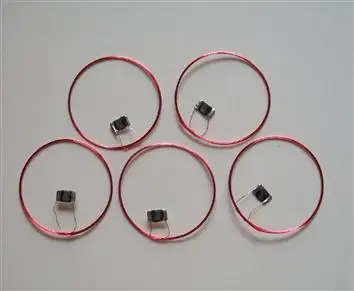 40 мм Диаметр 216 чип 888BIT хранение 13 56 МГц HF ISO14443A NFC тег специальный катушки голая