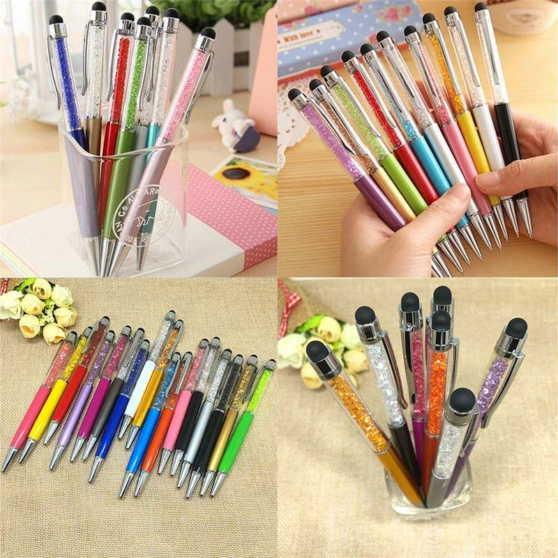 1 шт. креативная шариковая ручка с кристаллами алмазные шариковые ручки