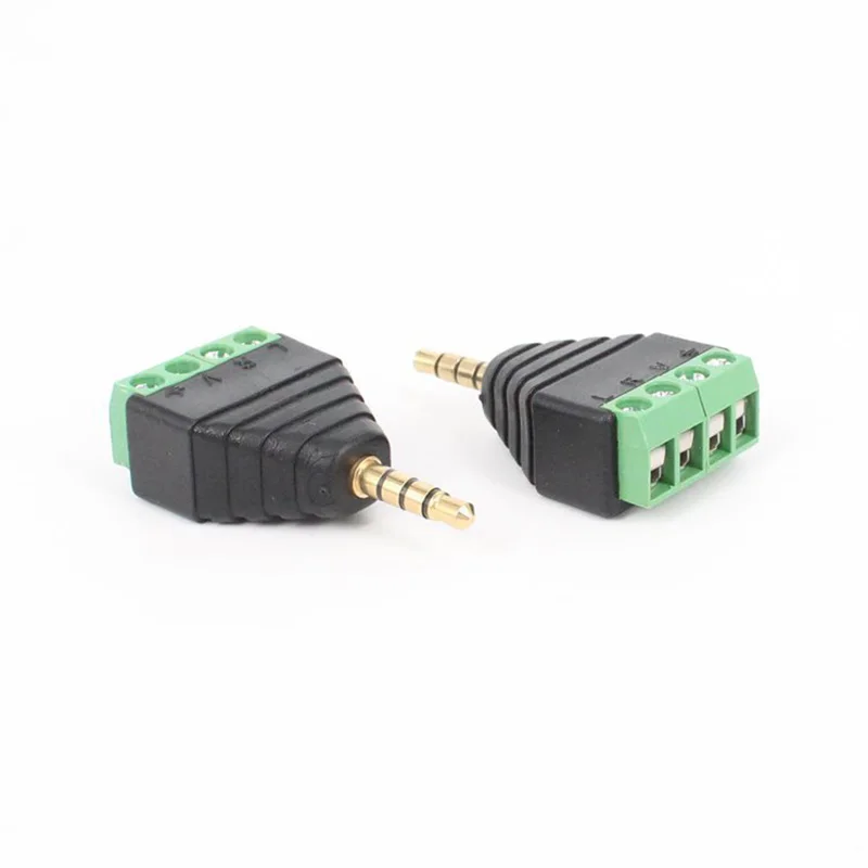 5 шт. Jack3.5mm наушников Позолоченные трехфазный асинхронный двигатель кольцо