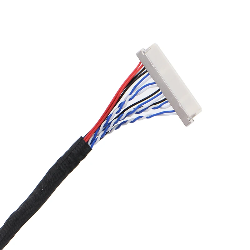 Универсальный 20Pin DF19-20-D8 1ch сигнал 8 бит ЖК-экран драйвер платы линии LVDS кабель 1 мм pin шаг 250 мм