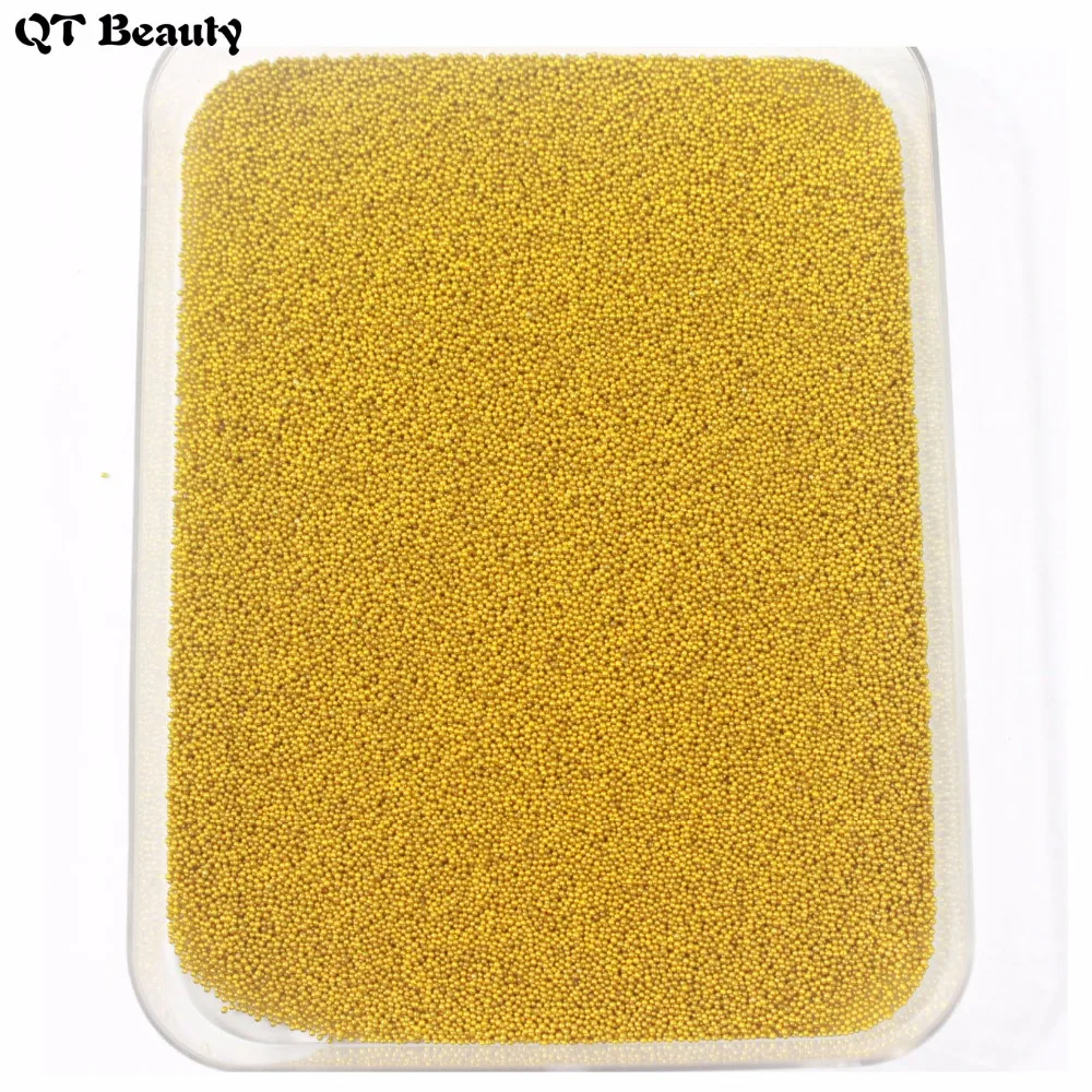 Новые черные 3D Стразы для дизайна ногтей и украшения мини-икры гелевые шарики