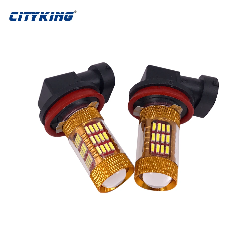 1 шт. H8 h16 9005 H7 H4 H11 30W 60 W светодиодный 4014 smd авто светильник источник головной лампы
