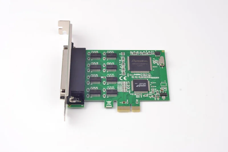 PCIe к 8 портам RS232 последовательная карта DB9 COM адаптер 16C1058 чипсет с кабелем