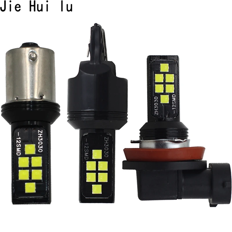 2 шт 1156 P21W BA15S 1157 P21/5 W BAY15D T20 W21W 7440 W21/5 7443 BAU15S кри фишек светодиодный автомобиля