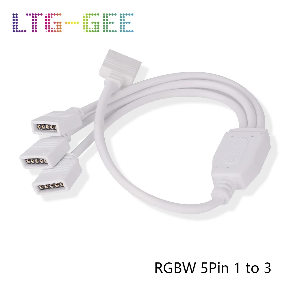 1 шт. 4PIN 5PIN к 2 /3 сплиттер разъем RGB RGBW Светодиодная лента Удлинительный провод