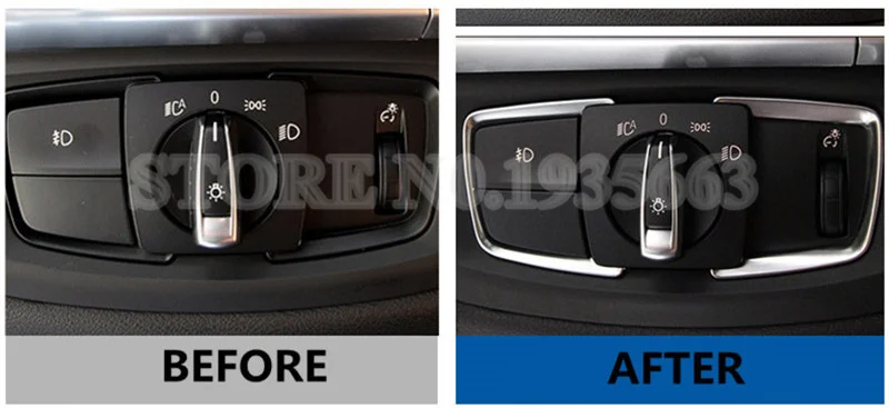Крышка кнопки переключателя внутренней фары ABS для BMW X5 F15 2014 2018 X6 F16 2015 2 шт.