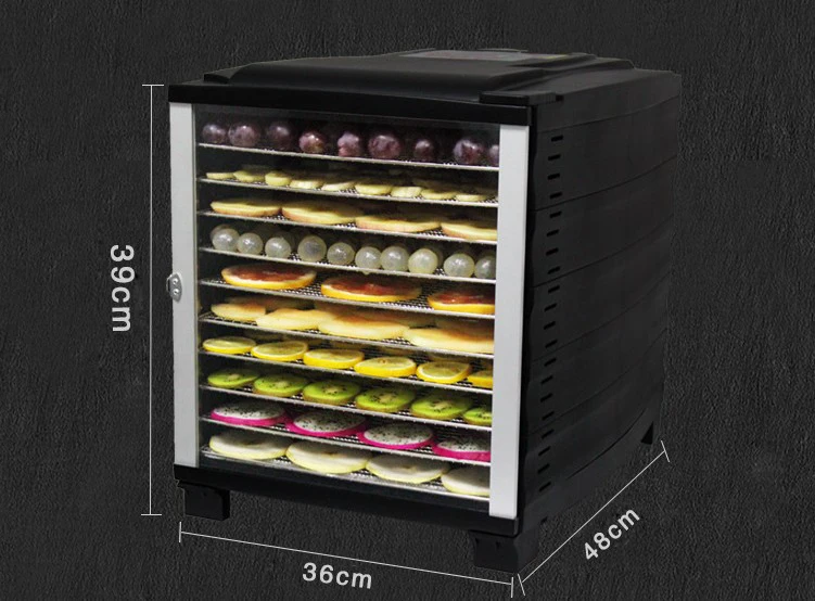 Commercial Dryer For Vegetables And Fruits 10-layer Stainless Steel Food Dehydrator Electric Vegetable Dryer FD-410
