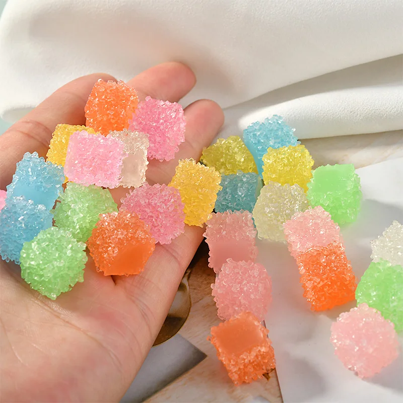 Diy аксессуары для сережек ушей цветные соки мягкие конфеты полимерные стерео