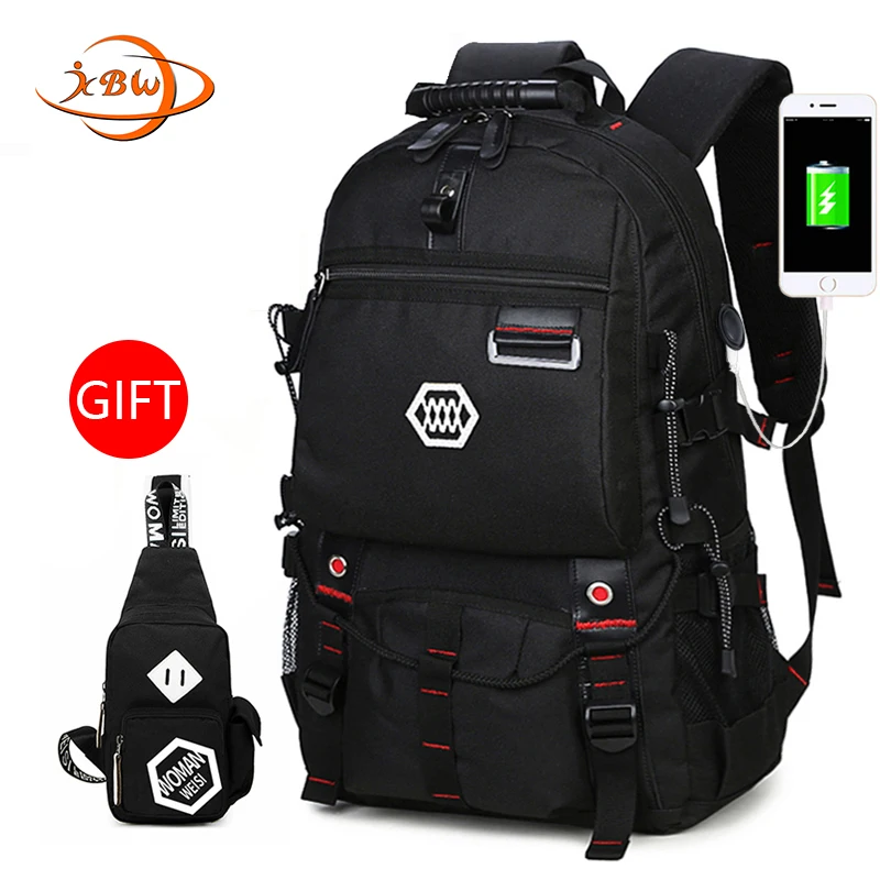 JKBW USB Charging 15.6'' Laptop Backpack Traveling Large Capacity Versatile Utility for Men | Багаж и сумки