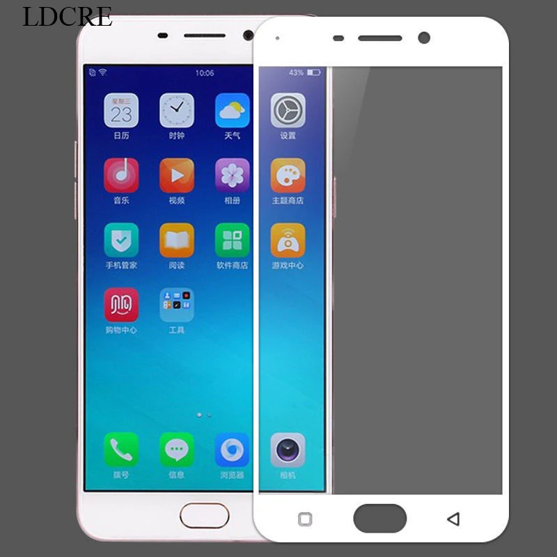 Закаленное стекло 2.5D для OPPO R9 1 шт. Защита экрана F1 Plus/R9 полноразмерная пленка LDCRE