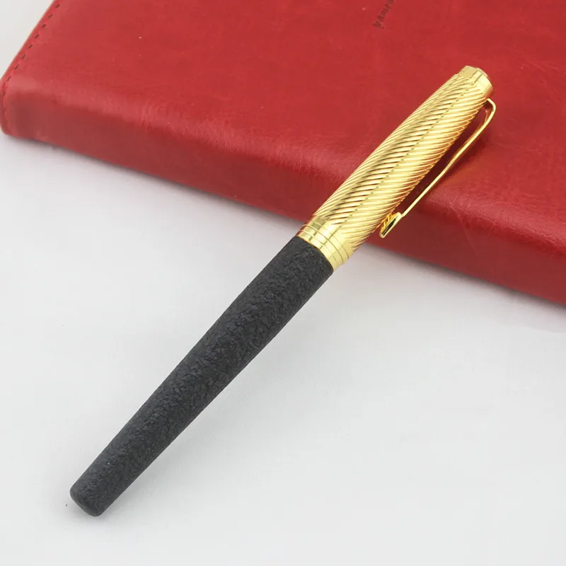 

DIKA WEN Luxury Gold Rollerball Pen High Quality Metal Steel Ballpoint Pens with Original Gift Case Office Supplies Gifts