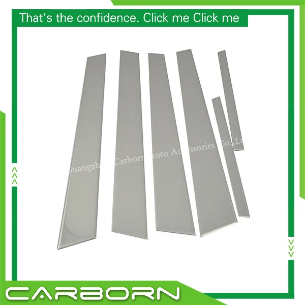 For-Nissan Altima 4 Door 2008-2012 304 Stainless Steel Car Window Pillar Post Trim-6 pieces | Автомобили и мотоциклы