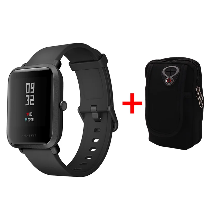 Xiaomi Amazfit Bip Smart Satch Globle Версия Huami Pace Lite IP68 GPS Gloness умные часы с частотой сердечных сокращений 45 дней в режиме ожидания - Цвет: Bip01-BCB