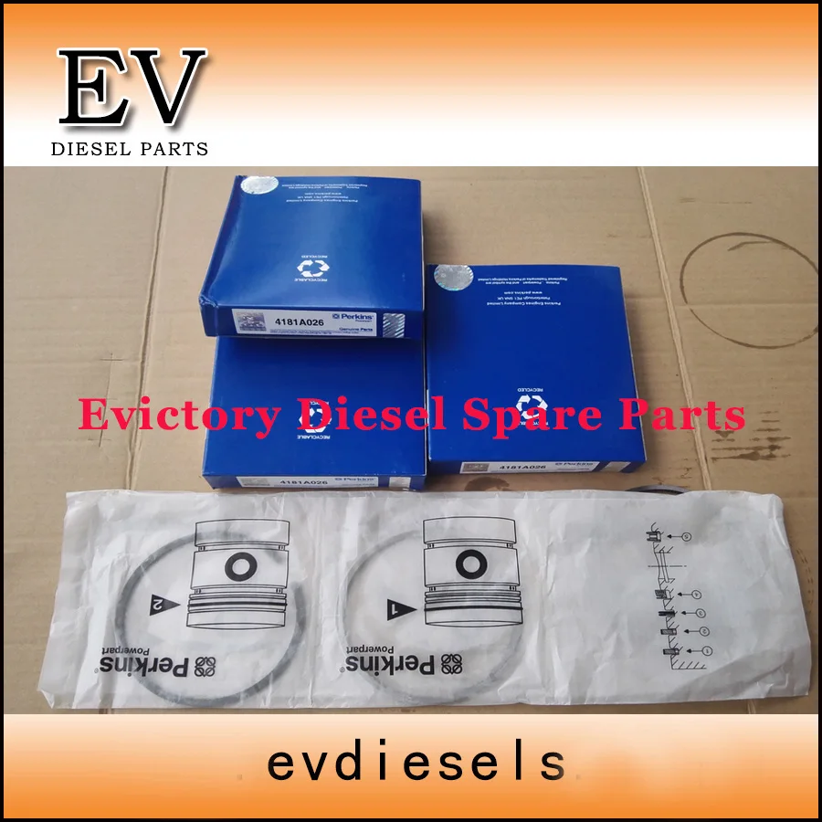 

Fit for perkins genset 1003G14 piston ring set T4181A026