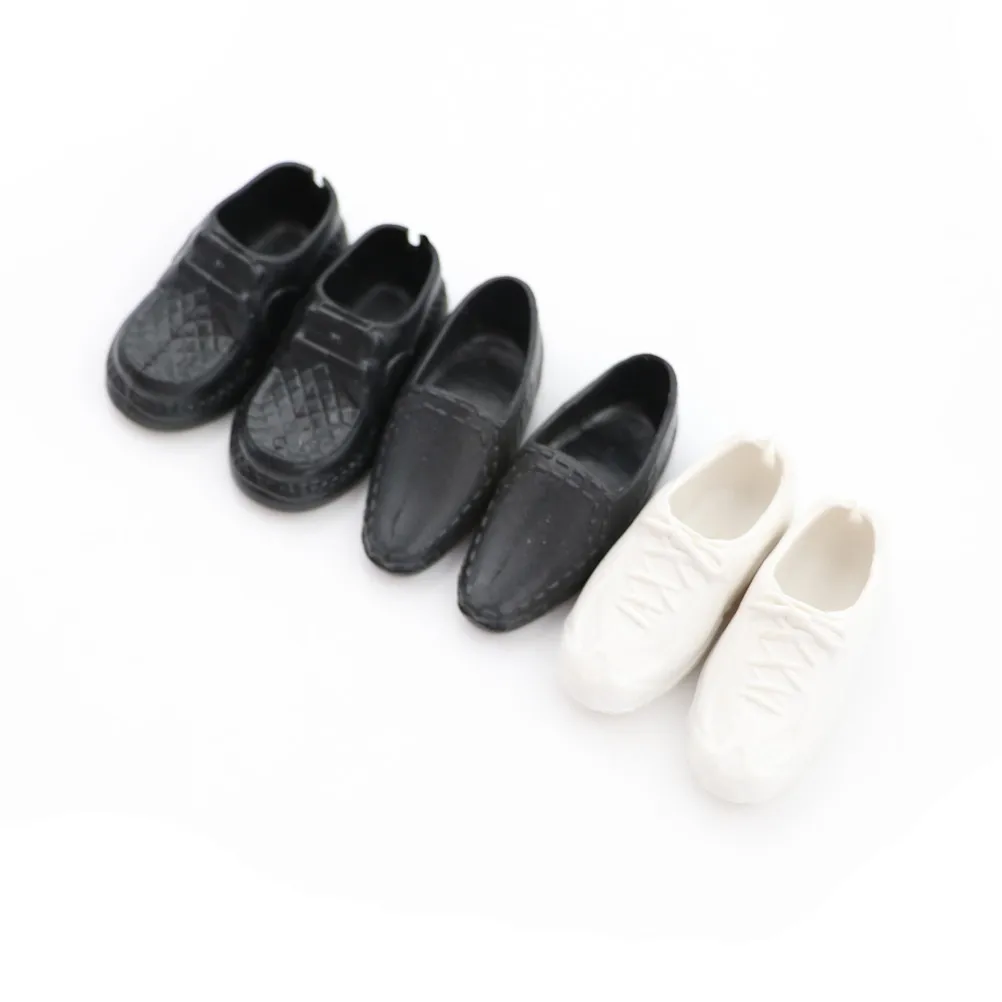 

3 Pairs /Set Fashion Doll Shoes Heels Sandals For Ken Dolls Accessories Baby Toy