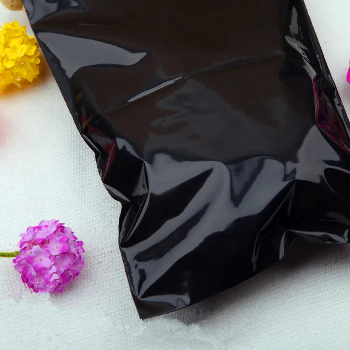 

Wholesale 100pcs 10cm*15cm*120micron Black Laminated Zip Bag Plastic Packaging Zipper Bag Gift/Mailing Bag