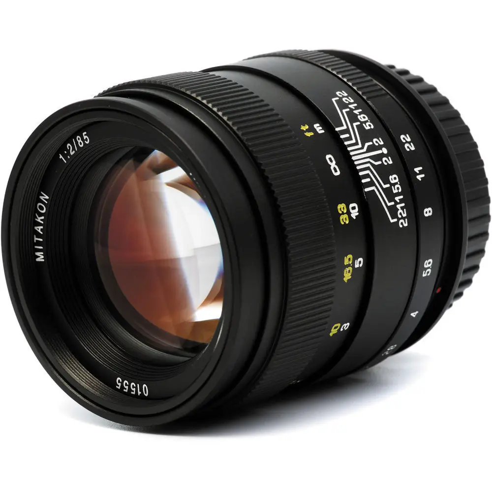 Mitakon Zhongyi Creator 85 мм f/2 объектив для Canon EOS EF Nikon F Pentax K PK sony FE E