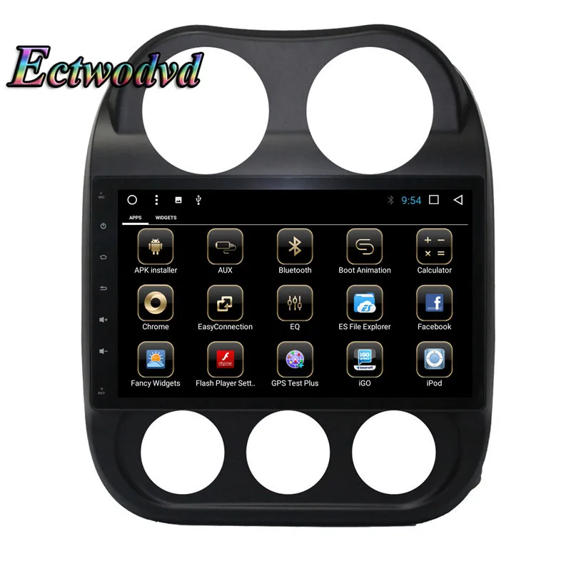 Ectwodvd Octa Core Android 8 1 автомобиль радио gps навигации для JEEP Compass 2010 2011 2012 2013 2014 2015