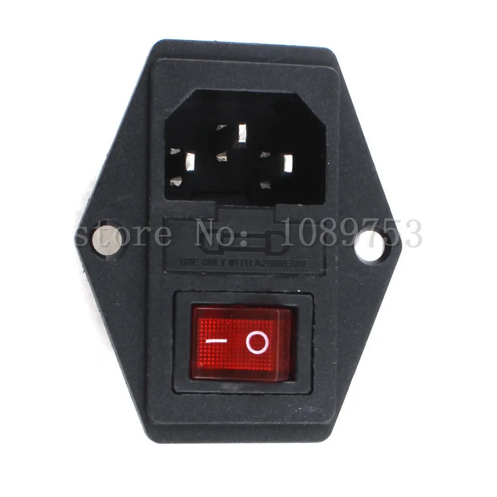 Патрон предохранителя 250 В переменного тока 10 А 3P IEC320 C14 | Обустройство дома