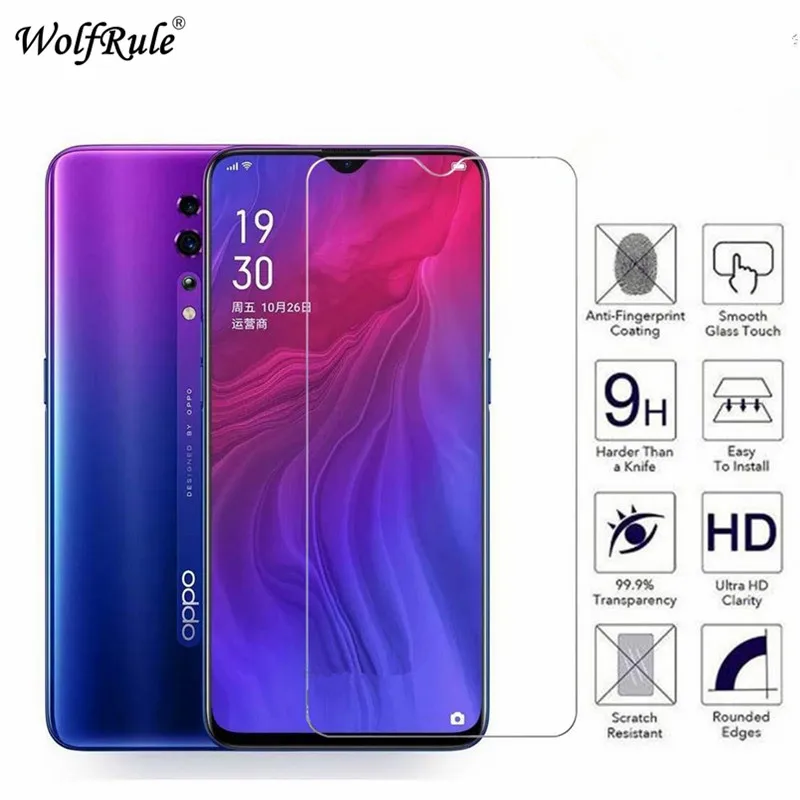 2 шт. Защитное стекло для экрана OPPO RENO Z закаленное HD Защитная ультратонкая пленка