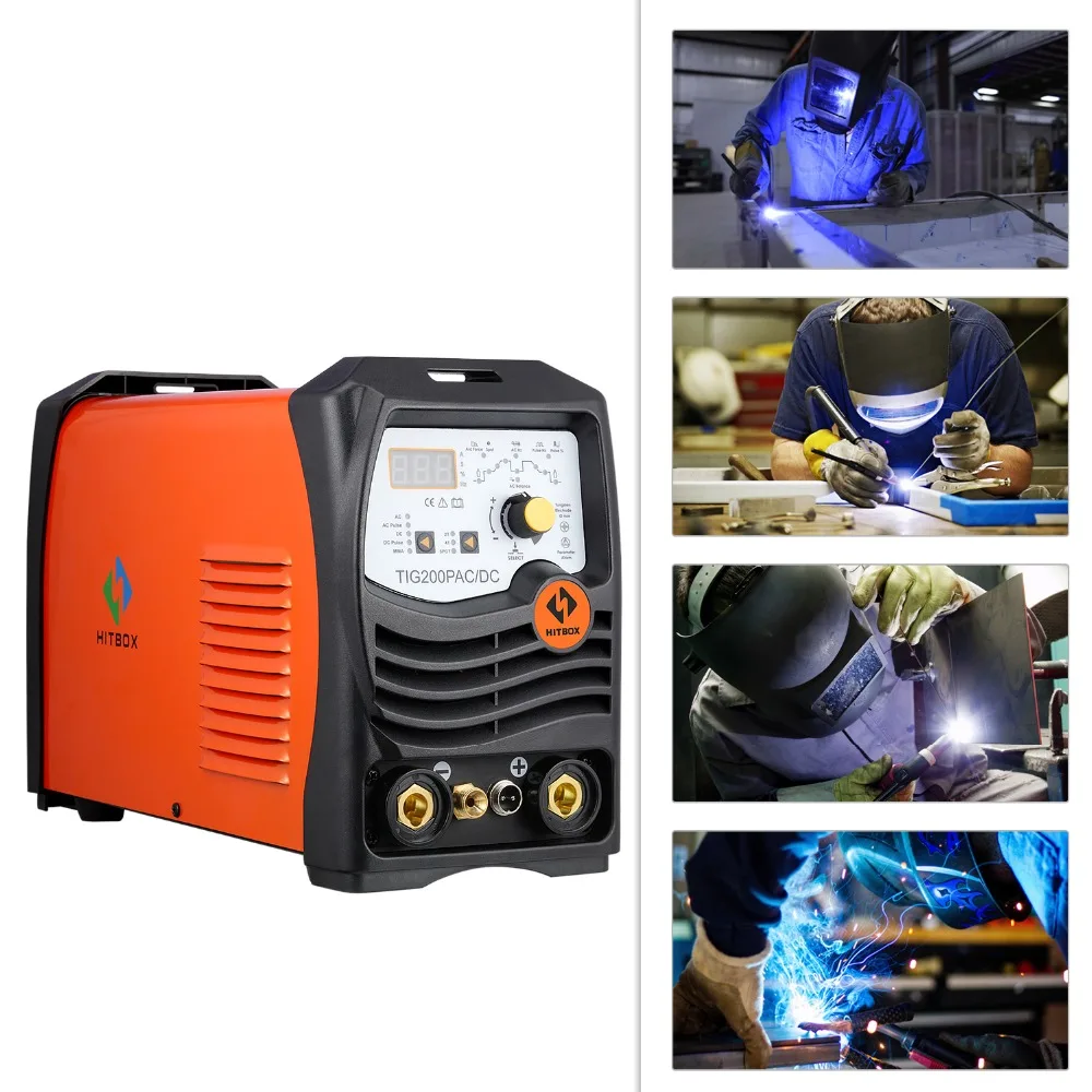 Tig Arc сварочный аппарат 220V TIG200P AC DC алюминиевый сварочный инвертор сварочное оборудование Функциональная Машина управления на большие расстояния
