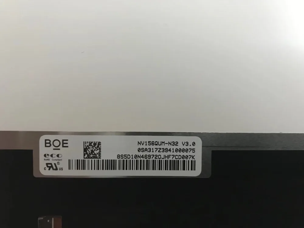Ноутбук 15 6 &quot3840X2160 Глянцевая 40Pin ЖК-дисплей Дисплей светодиодный Экран Панель