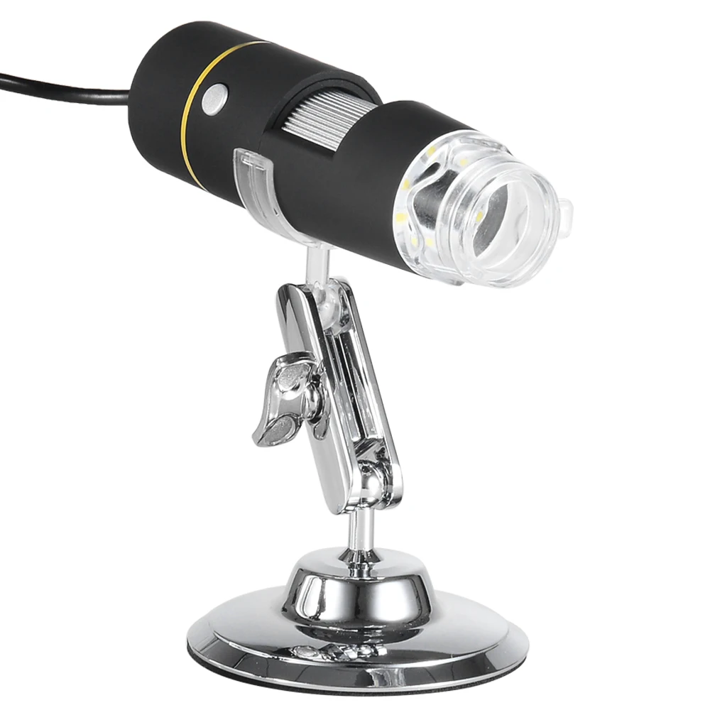 USB микроскоп 1000X цифровой микроскоп с функцией OTG Камера Эндоскоп 8-светодиодный светильник увеличительное стекло лупа с подставкой