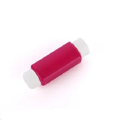 red Модный USB кабель для зарядки телефона, защита от цветного кабеля, защита шнура для iphone, органайзер для сматывания кабеля - Цвет: red