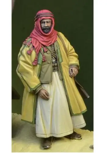 Коллекция 1/35 года арабский воин модель из каучука 1915 миниатюрная фигурка без