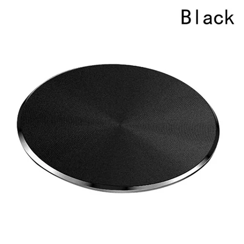 CD style black 1 шт. магнитный держатель для мобильного телефона, gps, автомобиля, магнитный держатель, подставка, сменная наклейка, металлическая пластина, используемые аксессуары - Название цвета: CD style black