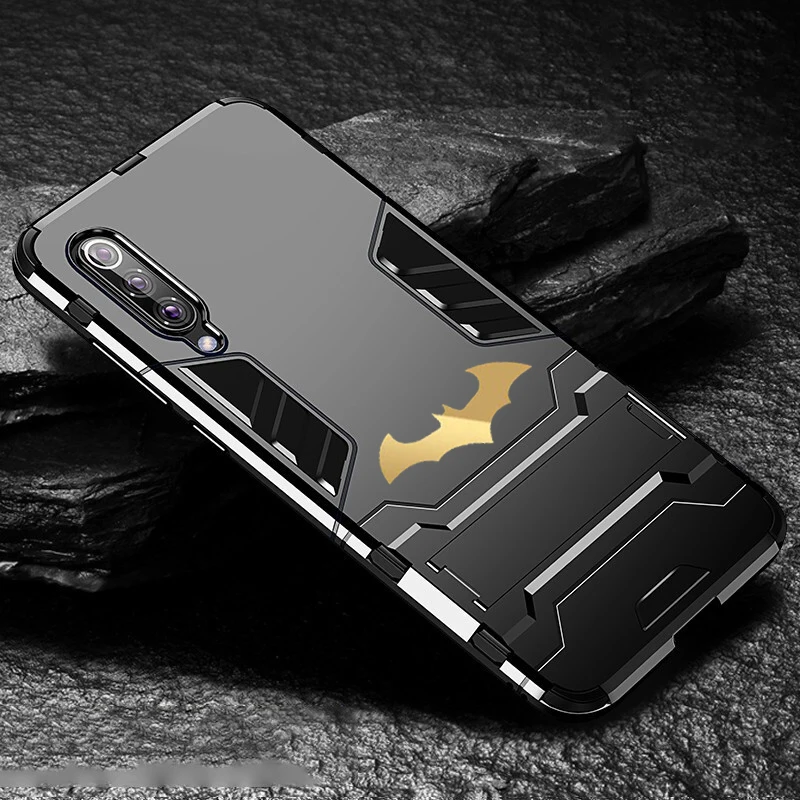 Чехол Летучая мышь с подставкой для samsung Galaxy S9 S10 Plus S10e Note 9 samsung A70 A50 A30 M30 M20 ударопрочный чехол из ТПУ+ ПК прочная крышка