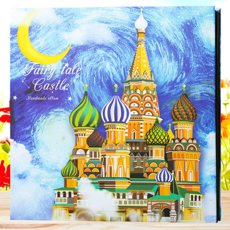 

Creative Sticky DIY Photo Album Family Children's Record Book Handmade Album Cute Wedding Autograph Album Scrapbooking Gifts