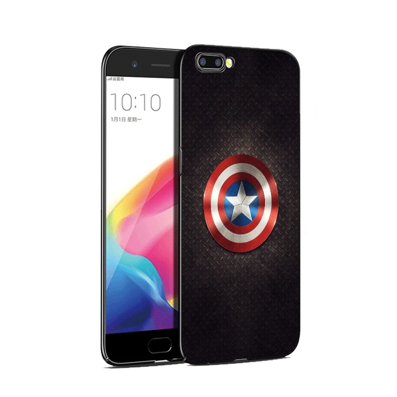 Силиконовый чехол для мобильного телефона Marvel Comics OPPO A3s A39 A57 F1s A59 A83 A1 A73 F5 F7 F9 A7X R9S