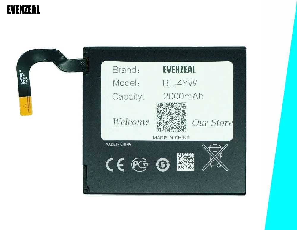 EVENZEAL 1 шт. аккумулятор для мобильного телефона Nokia Lumia 925T 922 RM 893 892 955 Подиум BL 4YW