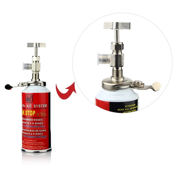 Открывалка для бутылок холодильного агента R22 R134 R410 R600A открывающийся клапан