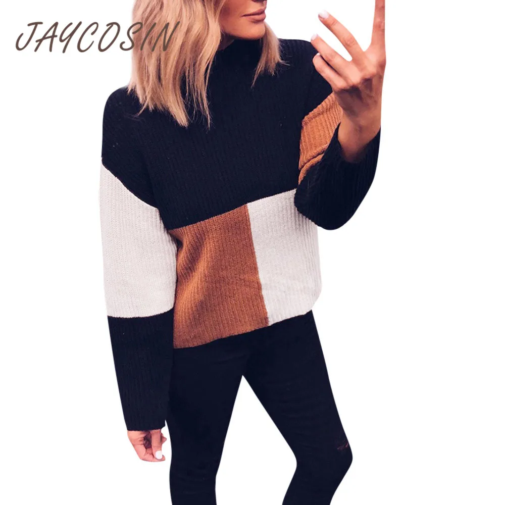 JAYCOSIN Clothes women sweaters and pullovers warm clothes ladies knitted long loose sweater for winter Long Sleeve top | Женская одежда