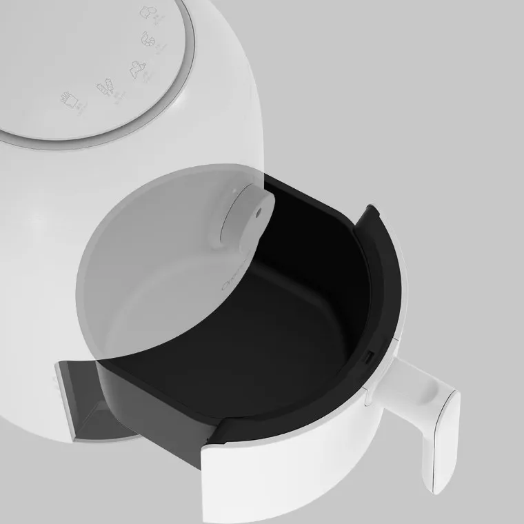 Xiaomi Mijia Onemoon 2L электрическая воздушная фритюрница, бытовая, интеллектуальная, без испарений, высокая емкость, электрическая фритюрница, машина для картофеля фри 800 Вт