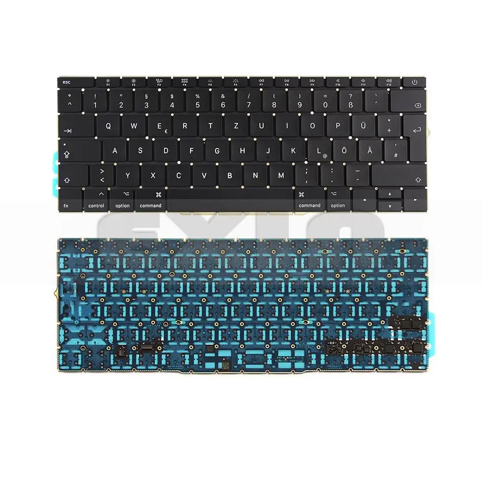 Новый ноутбук A1708 немецкая клавиатура для Macbook Pro Retina 13 &quotA1708 + лист с подсветкой EMC