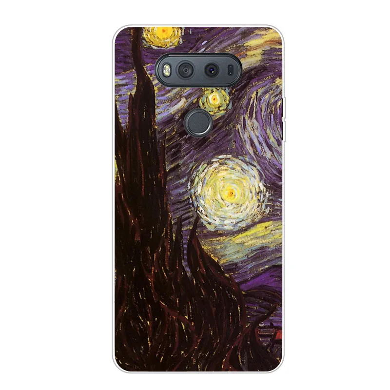 Чехол для LG v20, силиконовая Мягкая задняя крышка из ТПУ с космическим пейзажем для LG v20, защитный чехол для телефона s shell