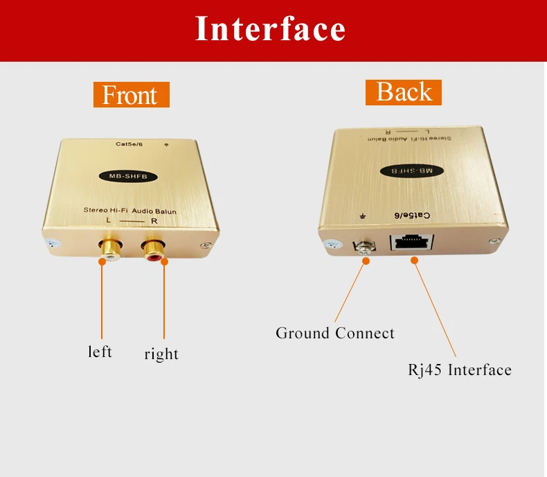 Аудио к RJ45 преобразователь RCA к сети аналоговый аудио видео в Cat5 адаптер AV удлинитель аудио-и видеокабель аудиоудлинитель