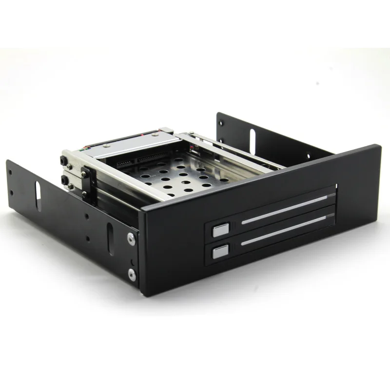 В наличии SATA HDD Mobile Rack внутренний 2 Bay 5 &quotHDD корпус для CD/DVD ROM расположение