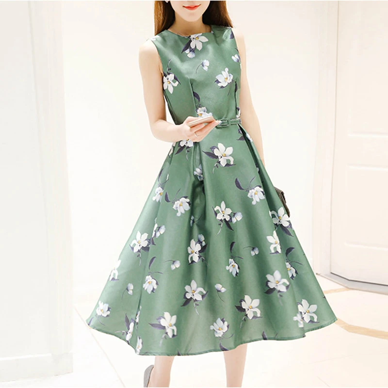 Women's 2019 Summer New Fashion Korean Version Off White Printing Boho Maxi Dress Plus Size Elegant Vintage Long Dresses | Женская