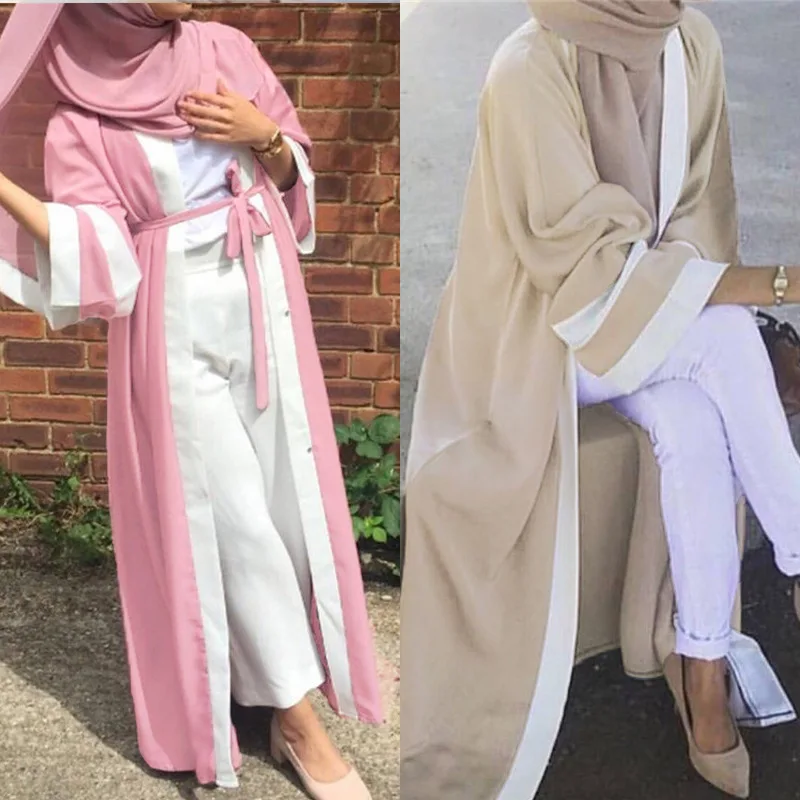 Форма длинная, мусульманская женская одежда, одежда исламистская одежда, одежда для женщин, длинная Абая, арабские женские платья 7909