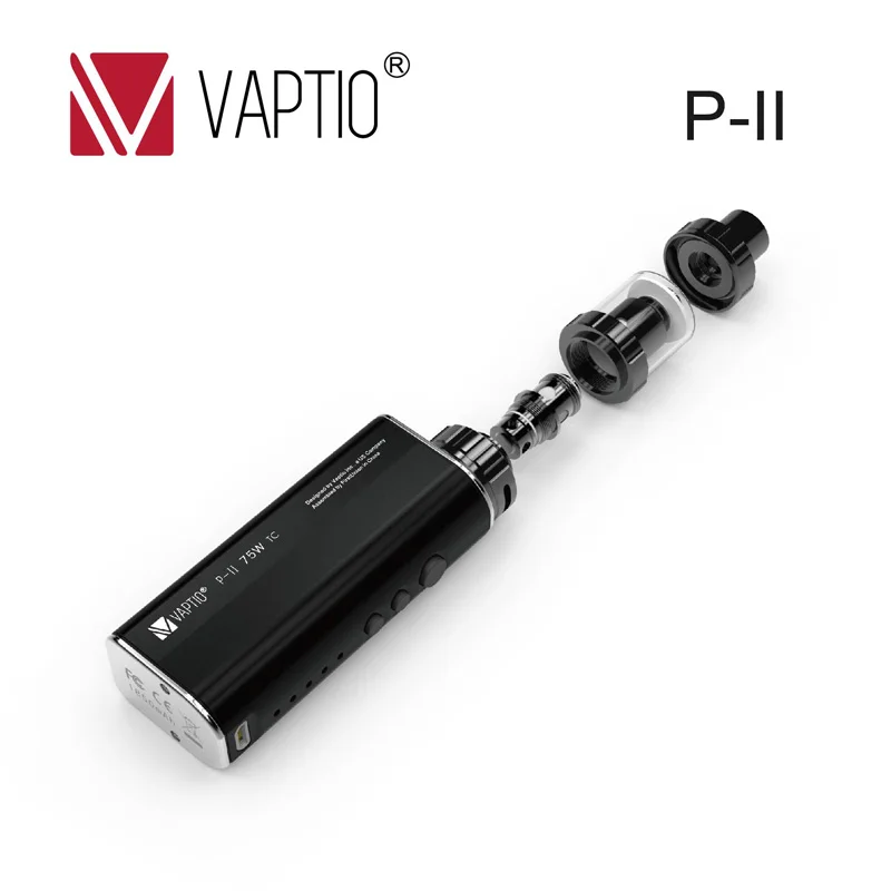 Подарок Vaptio P2 комплект 75 Вт электронная сигарета распылитель встроенный 1850 мАч