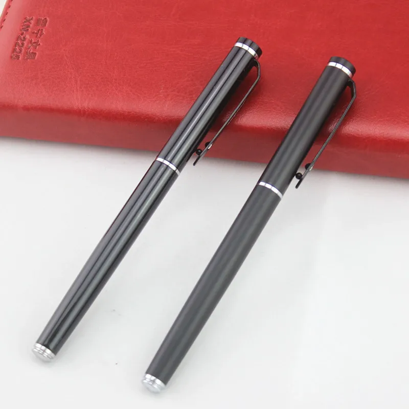 Jinhao 101 металлическая перьевая ручка Iraurita матовый черный офисный наконечник 0 38 мм